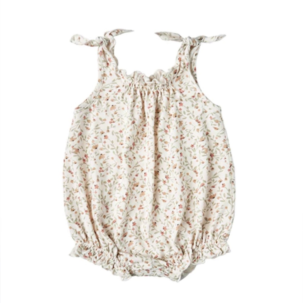 Rylee & Cru Spring Meadow Bubble romper in 12-18m
